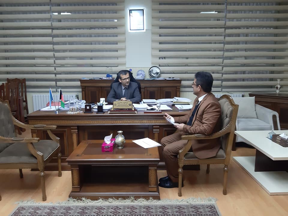 ملاقات رئیس دانشگاه البیرونی با سرپرست وزارت تحصیلات عالی